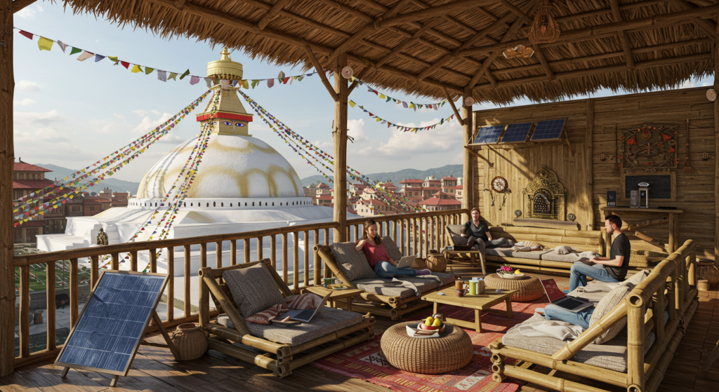 Sustainable Tourism in Nepal with Digital Nomad Hubs